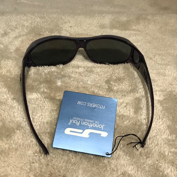 Jonathan Paul Fitovers Polarvue Sunglasses Gray & Amber Polycarbonate Lenses - Picture 4 of 11